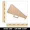 Megaphone Bullhorn Coach Cheerleading Unfinished Craft Wood Holiday Christmas Tree DIY Pre-Drilled Ornament